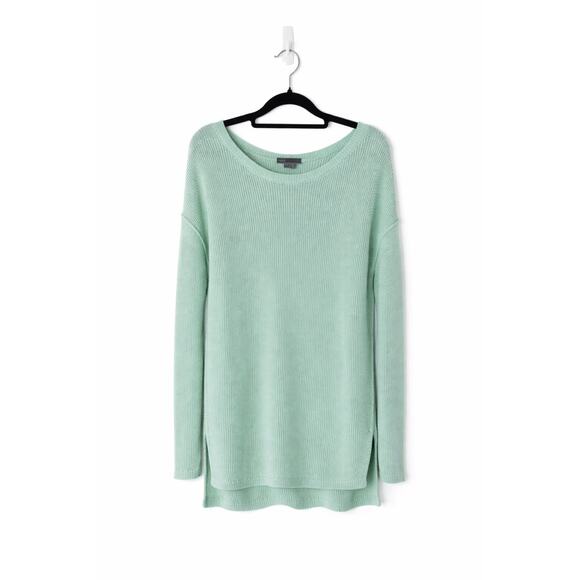 Vince Mint Green Cotton Cashmere Knit Sweater XS - Picture 6 of 6